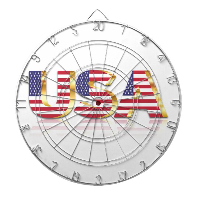 USA Flag Dart Board Dartscheibe (vorne)