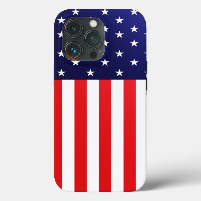 USA Flag Design OtterBox Samsung Galaxy Fall Case-Mate iPhone Hülle (Rückseite)