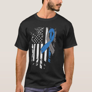 USA Flag Diabetes Typ 1 - Unterstützung der Famili T-Shirt