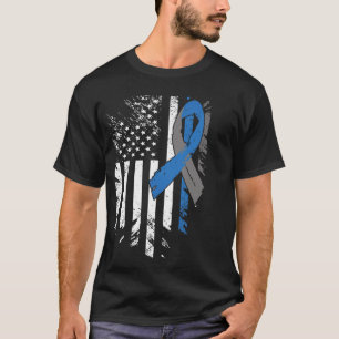 USA Flag Diabetes Typ 1 - Unterstützung der Famili T-Shirt