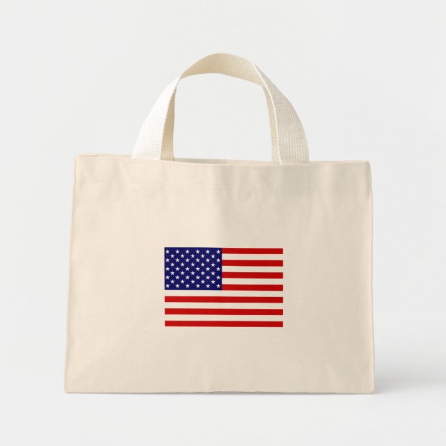 USA Flag-Dokument Mini Stoffbeutel (Vorne)