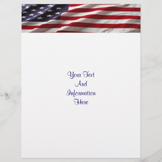 USA Flag Flyer (Vorne)