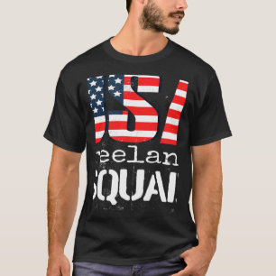 USA Flag Freelance Squad Karriere After Retirement T-Shirt