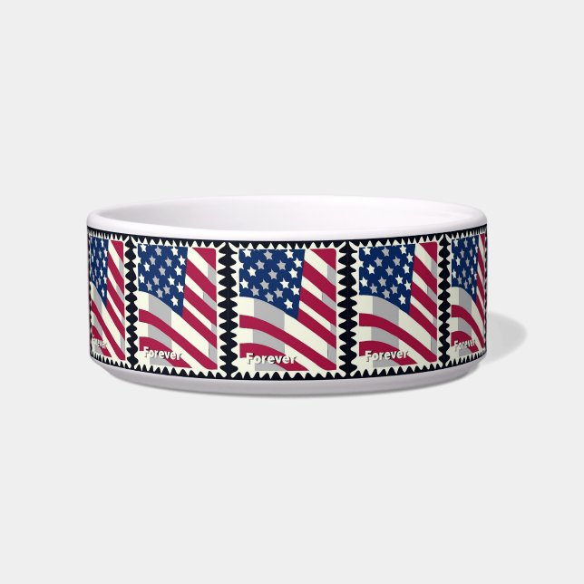 USA FLAG FÜR BRIEFMARKE NAPF (Vorderseite)