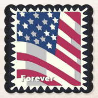 USA FLAG FÜR BRIEFMARKE