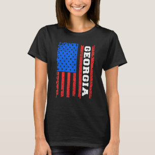USA Flag Georgia T-Shirt