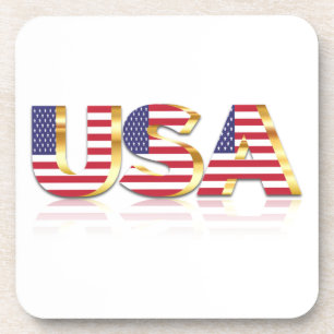 USA Flag - Getränkekasten Getränkeuntersetzer