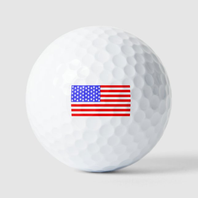 USA Flag Golfball (Vorderseite)