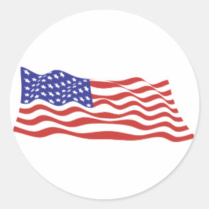 USA Flag Große Sticker Sheets