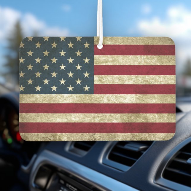 USA Flag Grunge Autolufterfrischer (Von Creator hochgeladen)