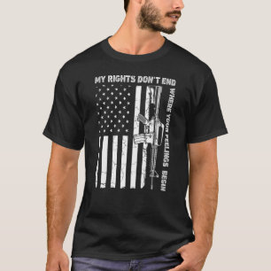 USA Flag Gun My Rights - Das Fahndungsspiel der US T-Shirt