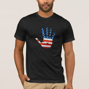 USA Flag Handprint T-Shirt