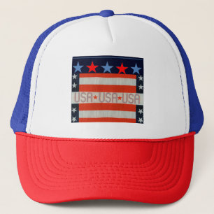 USA Flag Hat Truckerkappe
