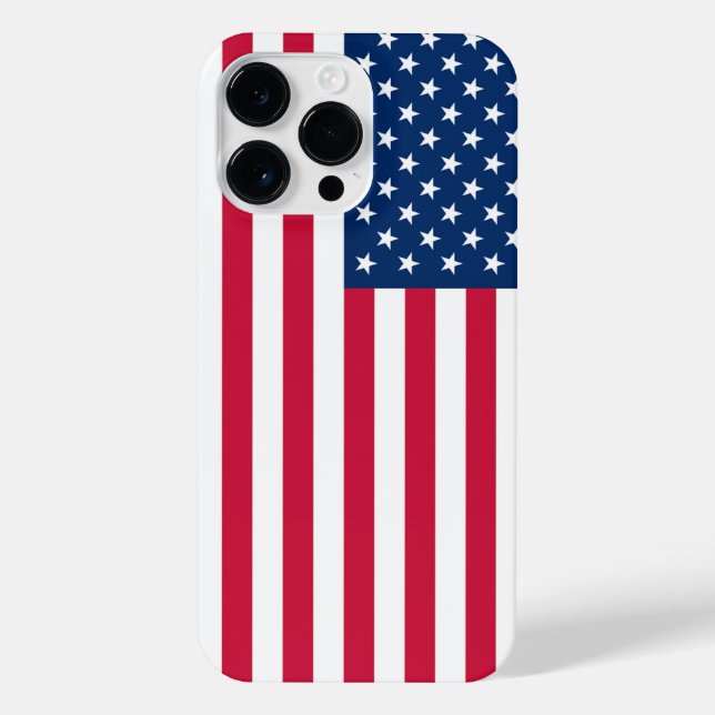 USA Flag iPhone Case American Patriotic iPhone Hülle (Rückseite)