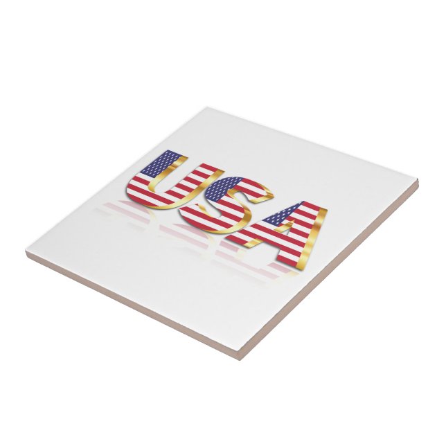 USA Flag Keramik Tile USA Fliese (Seite)