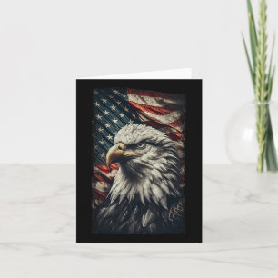 Usa Flag Ld Eagle Patriotic Red White Blue 4. Karte
