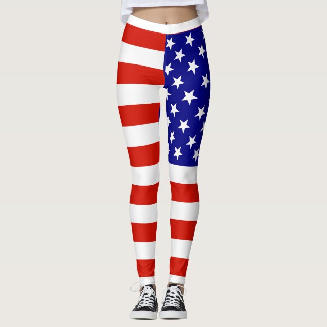 USA Flag Leggings (Vorderseite)