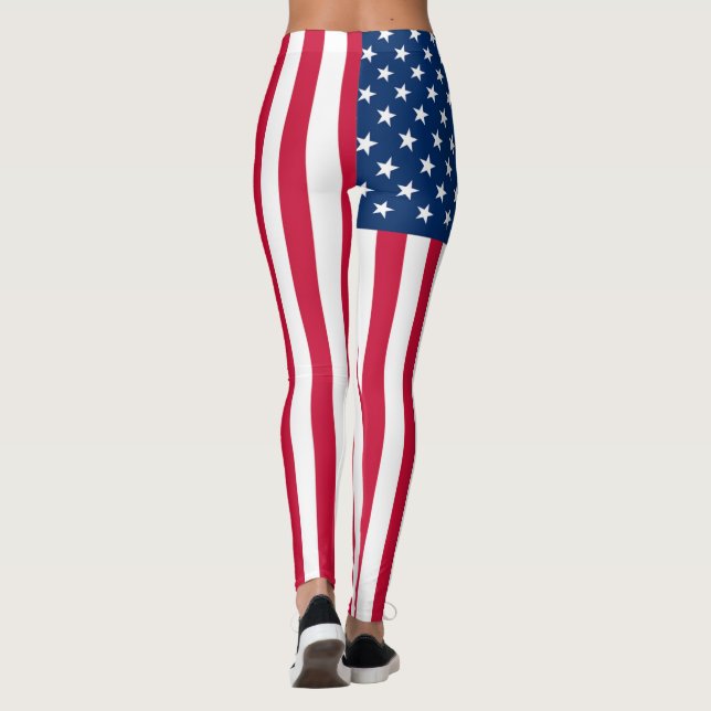 USA Flag Leggings - Patriotic (Rückseite)