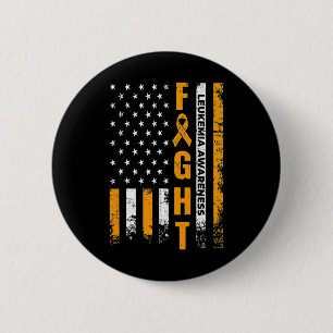 Usa Flag Leukemia Bewusstsein Krebs Überleben Gesc Button