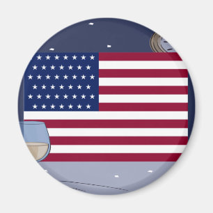 USA Flag_ Magnet