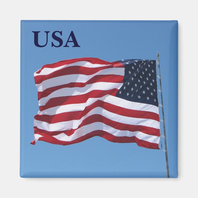 USA Flag Magnet! Magnet (Vorne)