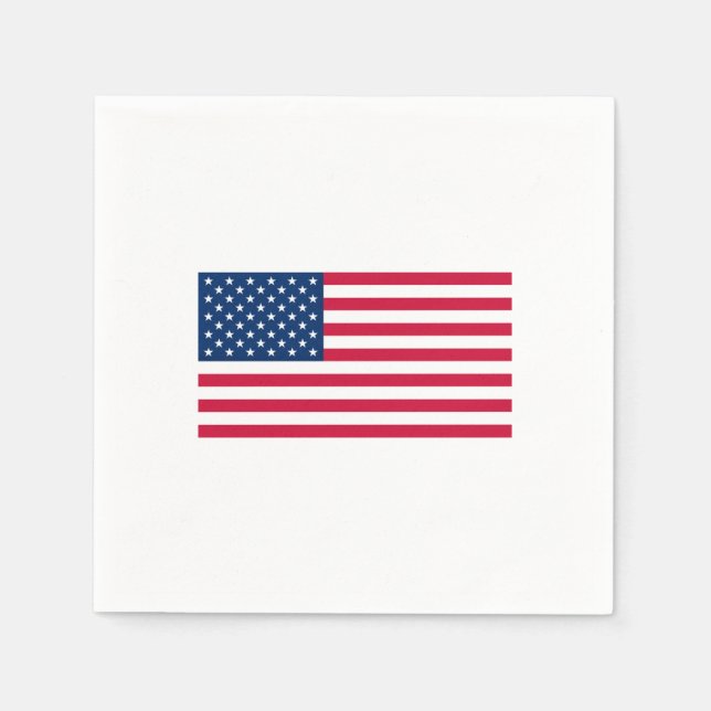 USA Flag Napkins Serviette (Vorderseite)