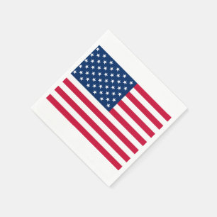 USA Flag Napkins Serviette