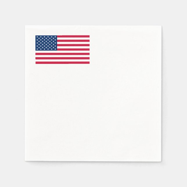 USA Flag Napkins Serviette (Vorderseite)