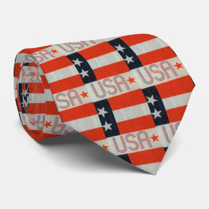 USA Flag Necktie Krawatte