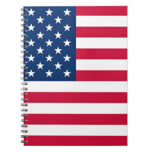 USA Flag Notebook Notizblock