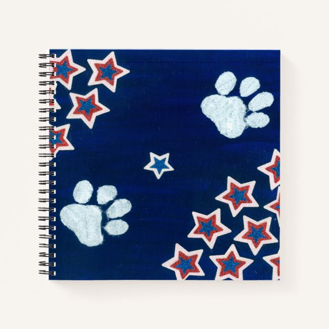 USA Flag Notebook Notizbuch (Vorderseite)