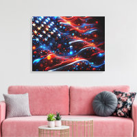 USA Flag Paint Spritzer