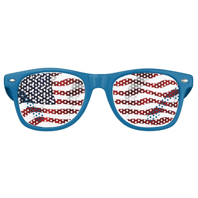USA FLAG PARTYBRILLE (Vorderseite)