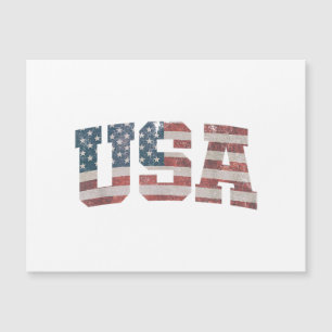 USA Flag Patriotic 4. Juli Amerika Magnetkarte