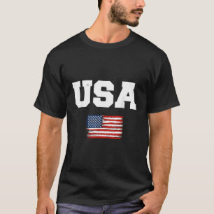 USA Flag Patriotic 4. Juli Amerika Tag des Indes T-Shirt