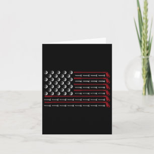 Usa Flag Patriotic American Golfer Fathers Day Gif Karte