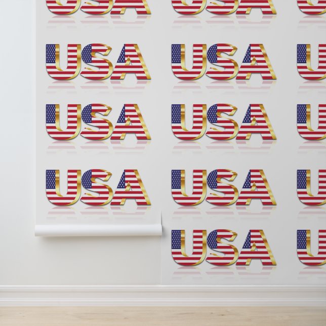 USA Flag Patriotic American Tapete (Anwendung)