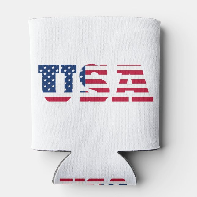 USA Flag Patriotic Dosenkühler (Rückseite)