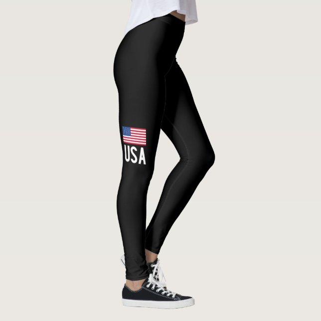 USA Flag Patriotic Leggings (Rechts)