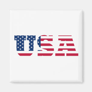 USA Flag Patriotic Magnet