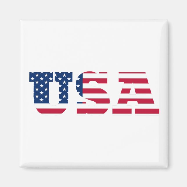 USA Flag Patriotic Magnet (Vorne)