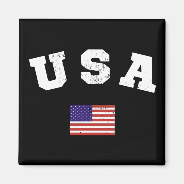 USA Flag Patriotic Magnet (Vorne)