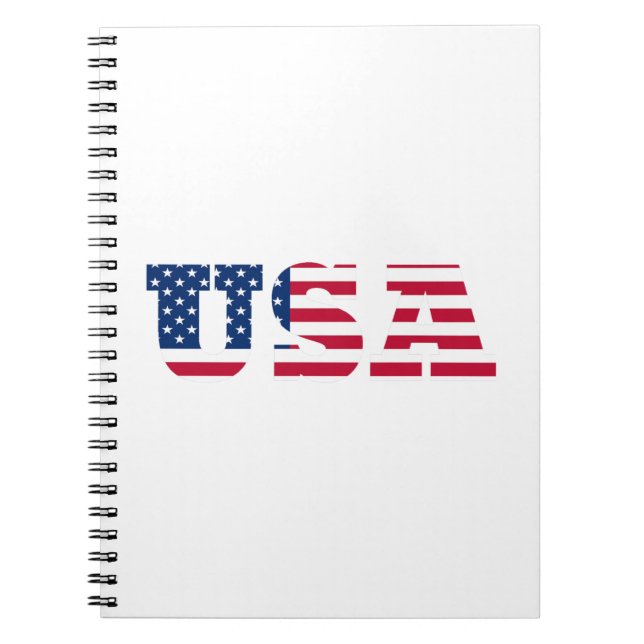 USA Flag Patriotic Notizblock (Vorderseite)