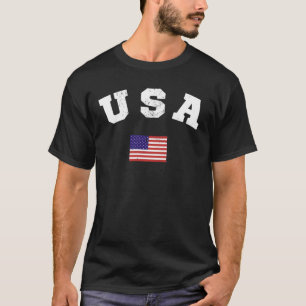 USA Flag Patriotic T-Shirt