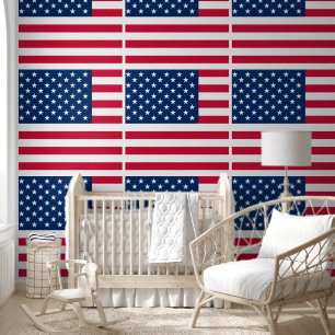 USA Flag Patriotic Tapete