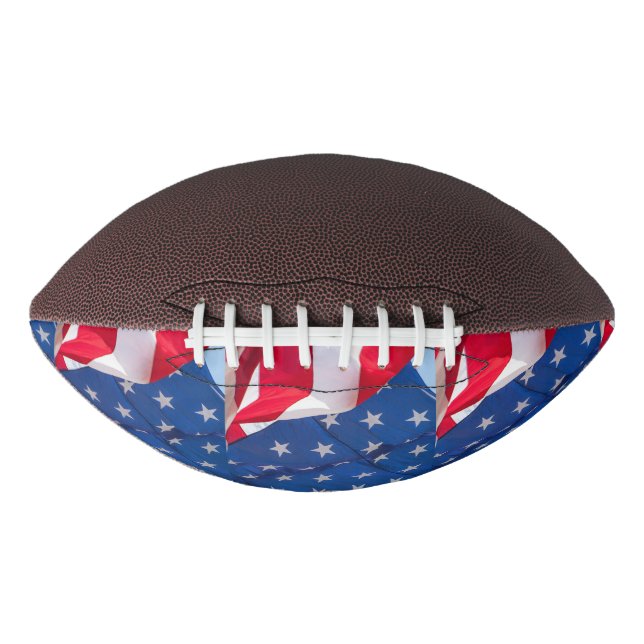 USA Flag patriotische Angewohnheit personalisieren Football (Vorderseite)
