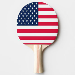 USA Flag Ping Pong Paddle Tischtennis Schläger