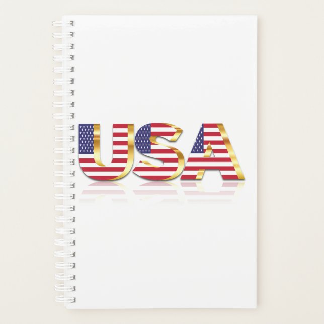 USA Flag Planner Planer (Vorderseite)