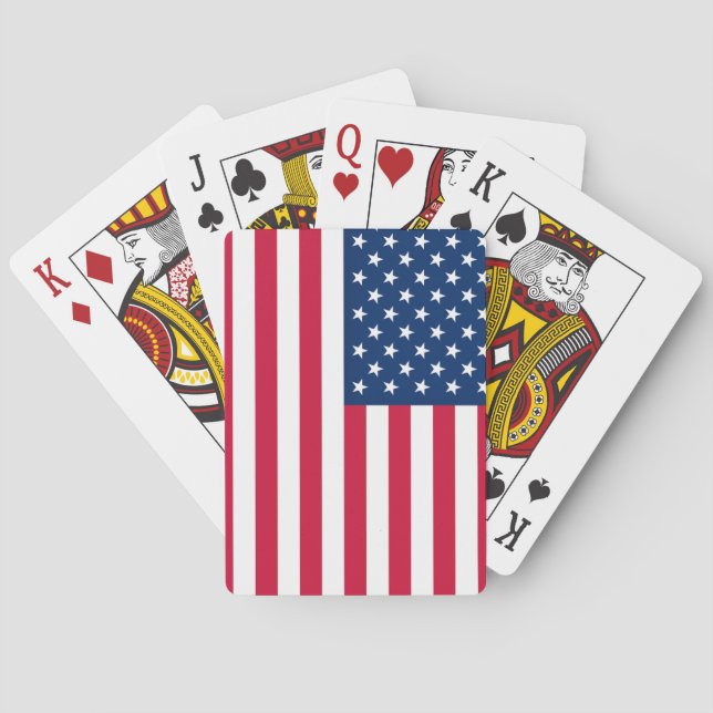 USA Flag Playing Cards Spielkarten (Rückseite)