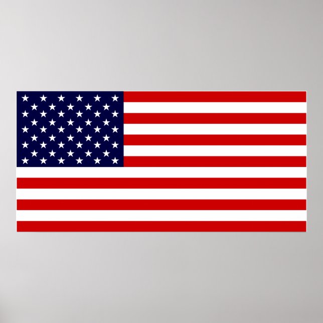 USA Flag Poster (Vorne)